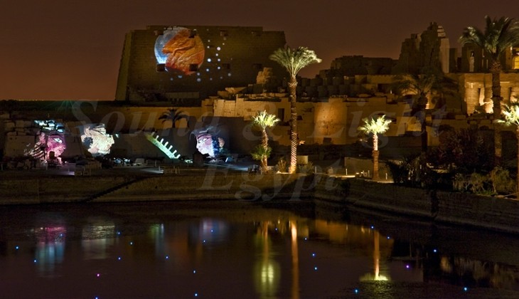 SOUND AND LIGHT SHOW AT KARNAK TEMPLE